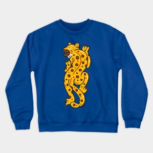 Leopard tattoo cartoon style #01 Crewneck Sweatshirt